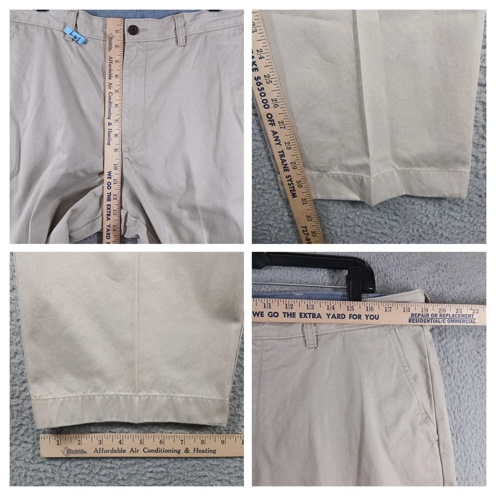 L.L. Bean Natural Fit Khaki Chino Pants 38x32